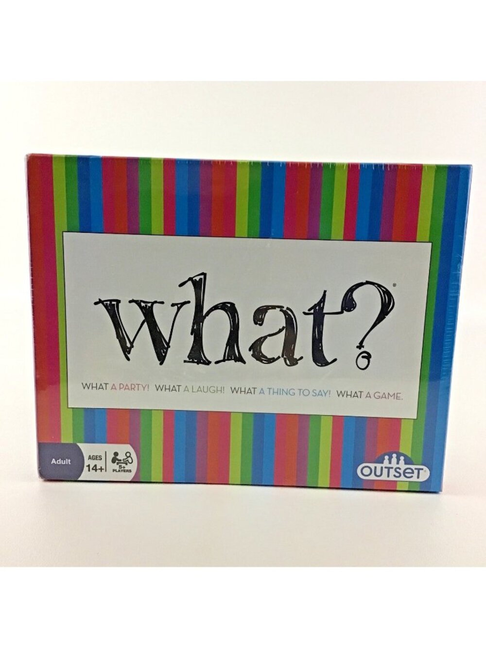 Party Game What? Original Edition The Ultimate Laugh Out Loud Board Game Outset